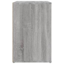 Berkfield Home Shoe Cabinet Grey Sonoma 130x35x54 cm Engineered Wood - Size: 130 x 35 x 54 cm - thumbnail 7