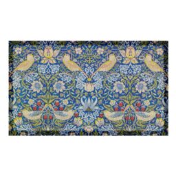 Artsy Mats William Morris Strawberry Thief Indoor & Outdoor Doormat - Size: 90 cm x 60 cm - thumbnail 2