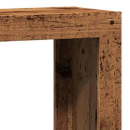 Berkfield Home Nesting Coffee Tables 3 pcs Old Wood Engineered Wood in Brown - thumbnail 6