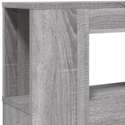 Berkfield Home LED Headboard Grey Sonoma 160x18.5x103.5 cm Engineered Wood - thumbnail 9