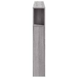 Berkfield Home LED Headboard Grey Sonoma 160x18.5x103.5 cm Engineered Wood - thumbnail 7