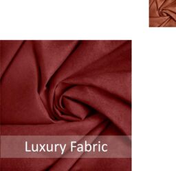 Luxury Living Set of 4 Velvet Chenille Cushions 45cm x 45cm with Removable Covers & Plush Pads - Soft, Stylish Home Décor in Red - Size: 45 cm x 45 cm - thumbnail 4