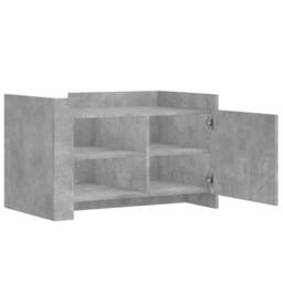Berkfield Home Coffee Table Concrete Grey 80x50x50 cm Engineered Wood - Size: 80 x 50 x 50 cm - thumbnail 7