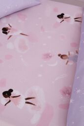 Catherine Lansfield 'Dancing Fairies' Fitted Sheet in Pink - Size: Single - thumbnail 1