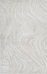 Desire Rugs Hamilton Modern Metallic Sheen Area Rug - Marble Inspired Design in Silver - Size: 200 cm x 290 cm - thumbnail 2
