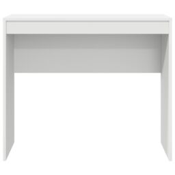 Berkfield Home Writing Desk White Engineered Wood Medium Minimalistic - thumbnail 4