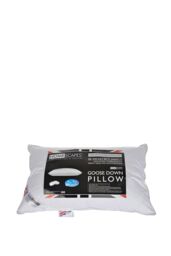 Homescapes Luxury Goose Down Pillow Soft, Breathable & Hypoallergenic in White - thumbnail 3