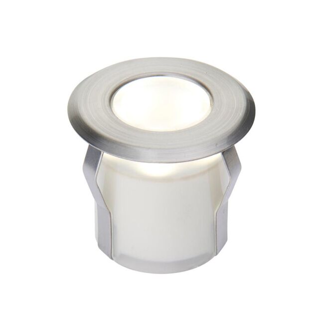 Netlighting Cove LED Outdoor Recessed Guide Marine Grade Brushed Stainless Steel 4000K IP67 in Grey - image 1