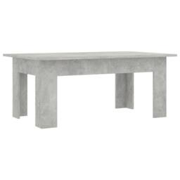 Berkfield Home Coffee Table Concrete Grey 100x60x42 cm Engineered Wood - Size: 100 x 60 x 42 cm - thumbnail 1