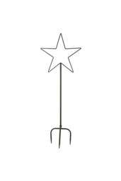 KDMD Small Star Stake 82cm Black Garden Sculptures & Statues - thumbnail 2