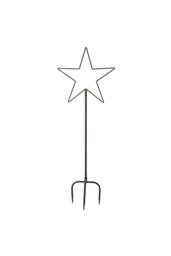 KDMD Small Star Stake 82cm Black Garden Sculptures & Statues - thumbnail 1