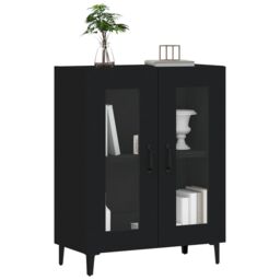 Berkfield Home Sideboard Black 69.5x34x90 cm Engineered Wood - thumbnail 3
