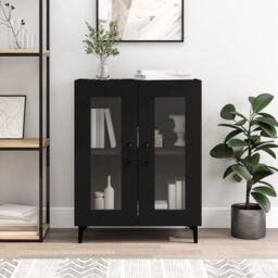 Berkfield Home Sideboard Black 69.5x34x90 cm Engineered Wood