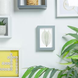 "Nicola Spring 3D Box Photo Frames - 4 x 6"" - Pack of 5 in Grey" - thumbnail 5