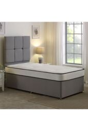 eXtreme Comfort Ltd Damask EasyClean Double Life Dual Sided Tufted Foam Free Mattress in White - Size: Single - thumbnail 2