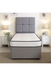 eXtreme Comfort Ltd Damask EasyClean Double Life Dual Sided Tufted Foam Free Mattress in White - Size: Single - thumbnail 3
