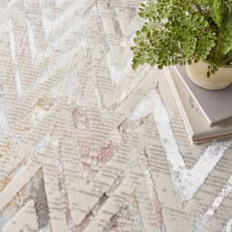 The Rug Shop UK Modern Abstract Polyester Easy To Cream Clean Area Rug - Size: 240 cm x 300 cm - thumbnail 7