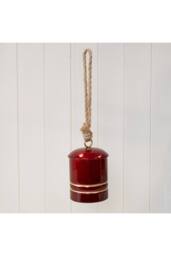 KDMD Glossy Red Metal Cowbell on Hanger - thumbnail 1