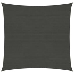 Berkfield Home Sunshade Sail 160 g/m ² Anthracite 4x4 m HDPE in Black - thumbnail 1