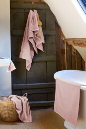 CHRISTY 'Serene' Soft Tone 100% Combed Cotton 8 Piece Towel Bale in Dusty Pink - thumbnail 4