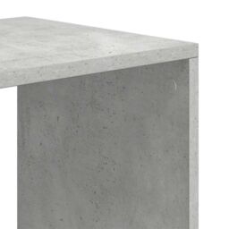 Berkfield Home Book Cabinet Concrete Grey 66x31x112 cm Engineered Wood - Size: 66 x 31 x 112 cm - thumbnail 7