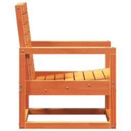 Berkfield Home 3 Piece Garden Lounge Set Wax Brown Solid Wood Pine - thumbnail 5
