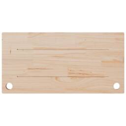Berkfield Home Desk Top White 80x40x2.5 cm Solid Wood Pine - thumbnail 4