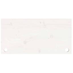 Berkfield Home Desk Top White 80x40x2.5 cm Solid Wood Pine - thumbnail 5