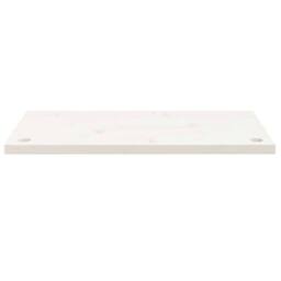 Berkfield Home Desk Top White 80x40x2.5 cm Solid Wood Pine - thumbnail 3