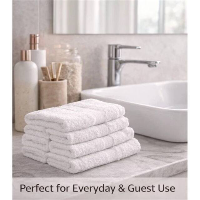 Nordara Soft Absorbent Hotel Quality Cloth pack 12 in White - image 1