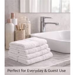 Nordara Soft Absorbent Hotel Quality Cloth pack 12 in White - thumbnail 1