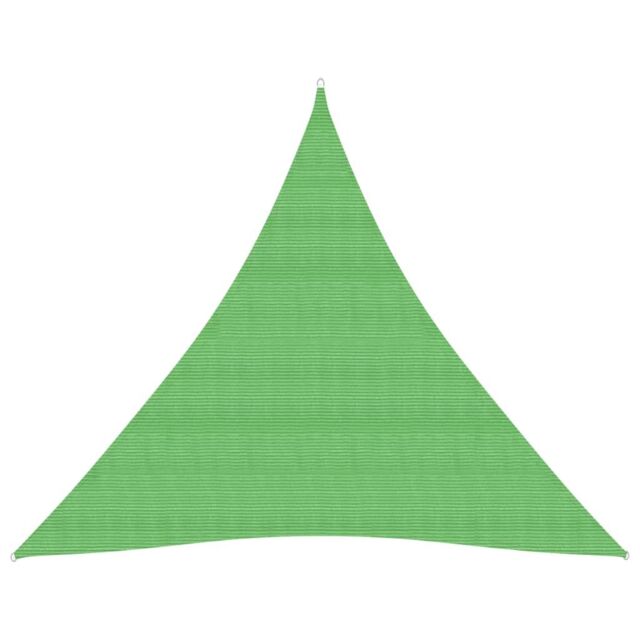 Berkfield Home Sunshade Sail 160 g/m ² Light Green 4x4x4 m HDPE - image 1