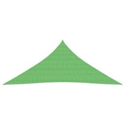 Berkfield Home Sunshade Sail 160 g/m ² Light Green 4x4x4 m HDPE - thumbnail 2