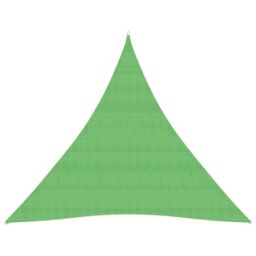 Berkfield Home Sunshade Sail 160 g/m ² Light Green 4x4x4 m HDPE - thumbnail 1