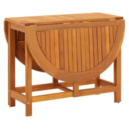 Berkfield Home Garden Table 130x90x72 cm Solid Acacia Wood in Brown - Size: 130 x 90 x 72 cm - thumbnail 5