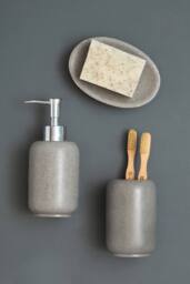 Orsina Canyon Stone Effect Lotion Dispenser in Grey - thumbnail 3