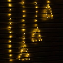 Samuel Alexander 1.2m x 1.2m FlexiBrights Christmas Tree Curtain Lights with 258 Warm White LEDs - thumbnail 5
