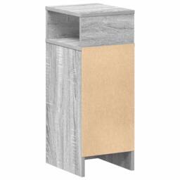 Berkfield Home Bedside Cabinets 2 pcs with Drawer Grey Sonoma 25x31x66 cm - Size: 25 x 31 x 66 cm - thumbnail 8