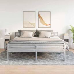 Berkfield Home Bedside Cabinets 2 pcs with Drawer Grey Sonoma 25x31x66 cm - Size: 25 x 31 x 66 cm - thumbnail 3