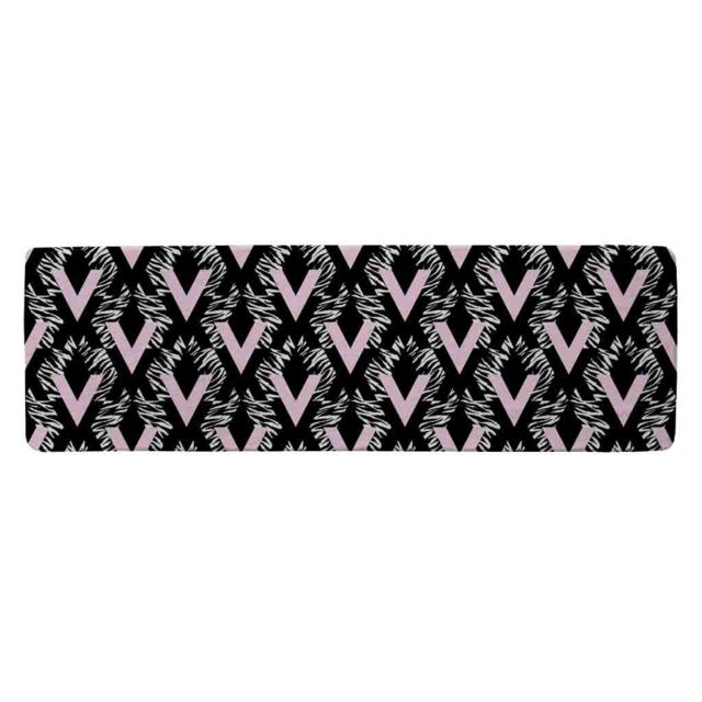 Benjamin Tate Design Geometric Animal Print Runner Rug in Natural - Size: 67 cm x 230 cm - image 1