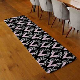 Benjamin Tate Design Geometric Animal Print Runner Rug in Natural - Size: 67 cm x 230 cm - thumbnail 2