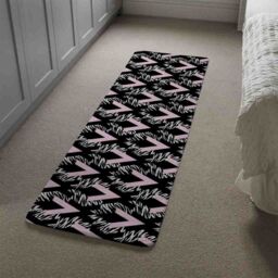Benjamin Tate Design Geometric Animal Print Runner Rug in Natural - Size: 67 cm x 230 cm - thumbnail 4