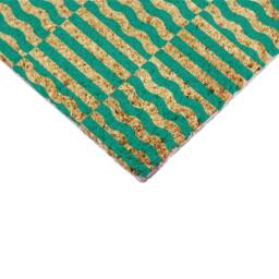 Artsy Mats Elizabeth Olwen Green Wave Coir Doormat (90x60cm) - Size: 60 x 90 cm - thumbnail 6