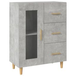 Berkfield Home Sideboard Concrete Grey 69, 5x34x90 cm Engineered Wood - Size: 5 x 34 x 90 cm - thumbnail 2