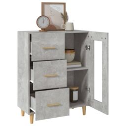Berkfield Home Sideboard Concrete Grey 69, 5x34x90 cm Engineered Wood - Size: 5 x 34 x 90 cm - thumbnail 5