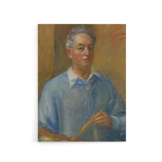 "Artery8 Artist Self Portrait William James Glackens Canvas Wall Art Print - Size: W12"" x H16""" - image 1