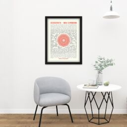 "Artery8 Wall Art Print Desiderata Ehrman Mandala Large Framed Wall Décor Art in Light Oak - Size: W18"" x H24""" - thumbnail 2