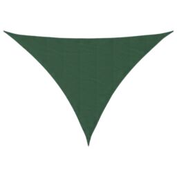 Berkfield Home Sunshade Sail Oxford Fabric Triangular 5x6x6 m Dark Green - thumbnail 2