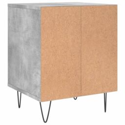 Berkfield Home Bedside Cabinet Concrete Grey 40x35x50 cm Engineered Wood - Size: 40 x 35 x 50 cm - thumbnail 6