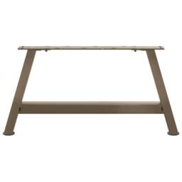 Berkfield Home Coffee Table Legs A-Shaped 2 pcs 70x(30-31) cm Steel in Black - thumbnail 5